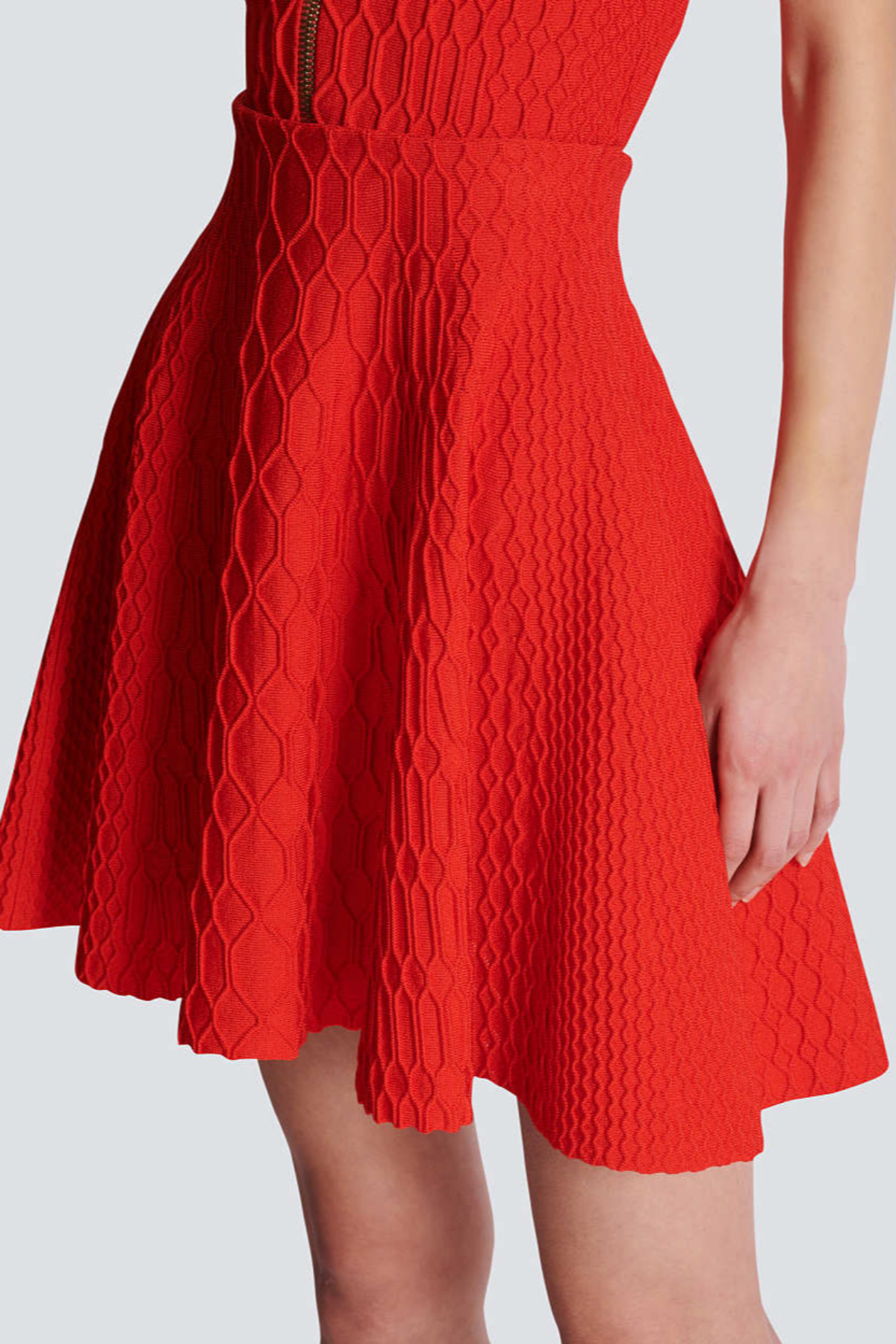 Kabin Crocodile Knit Top - Red