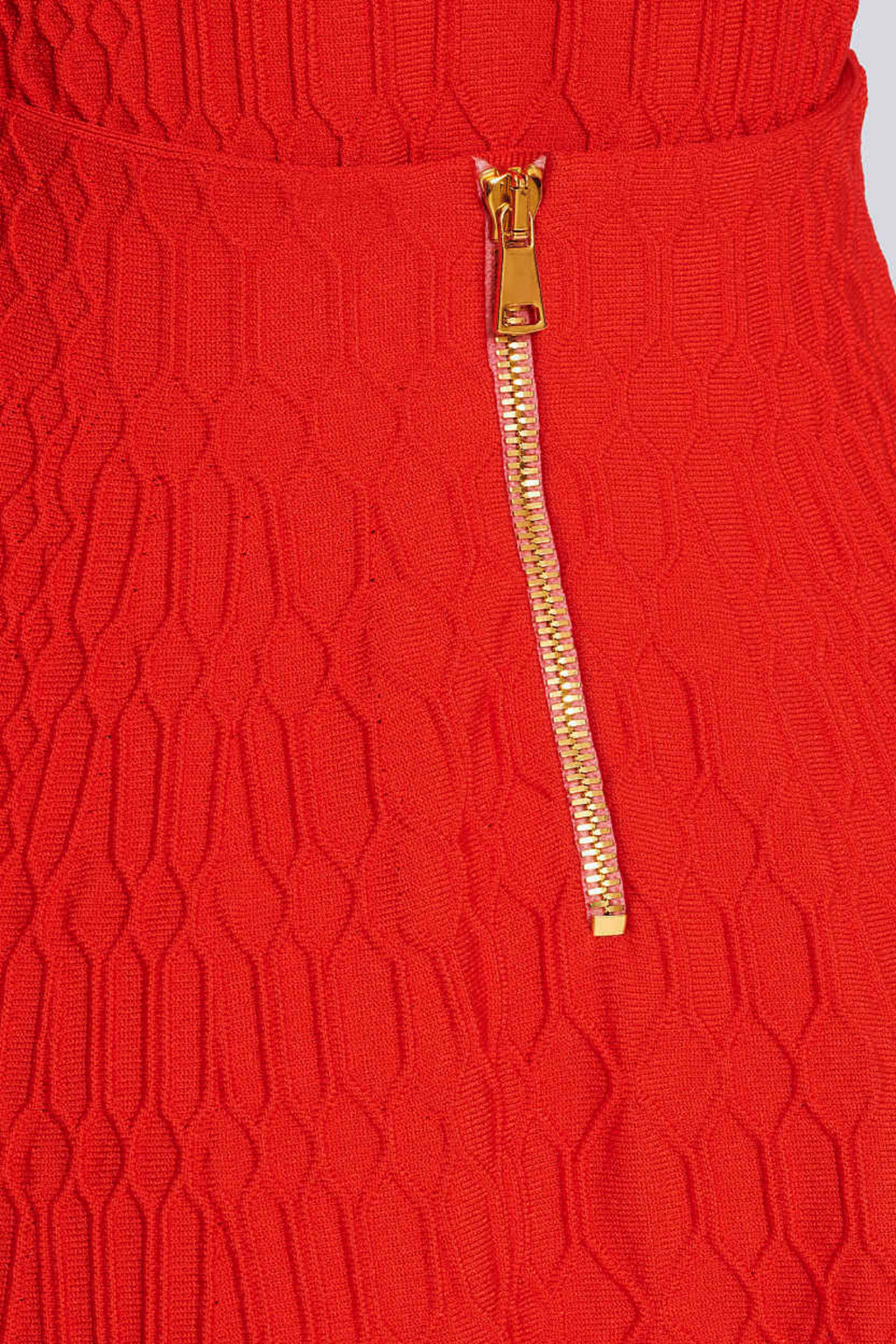 Kabin Crocodile Knit Top - Red