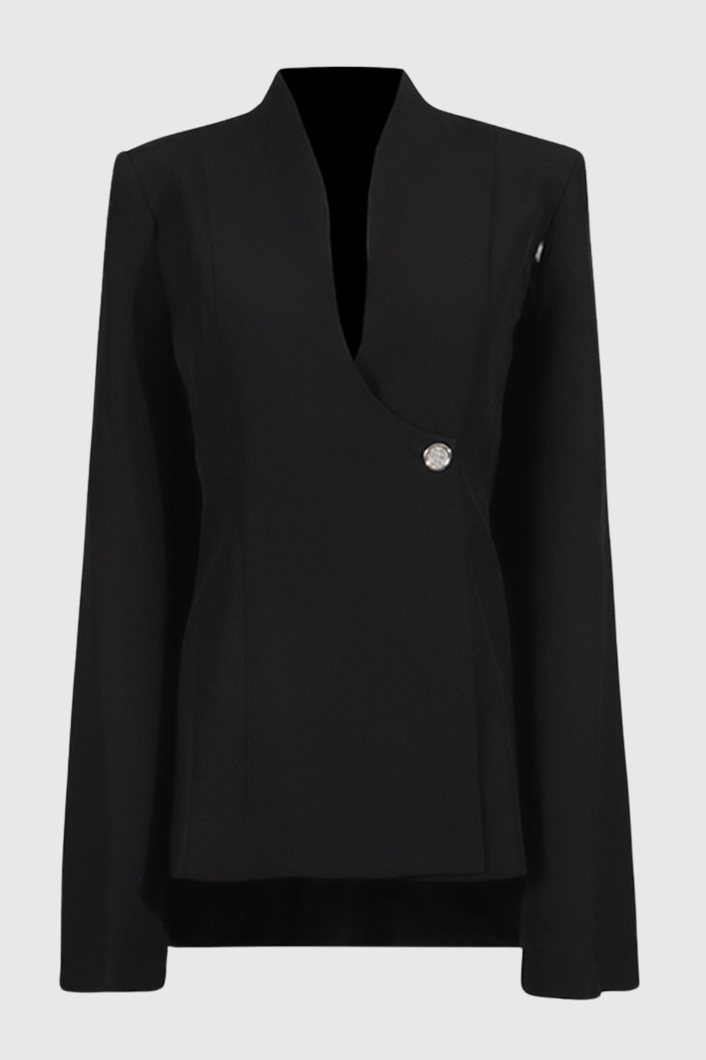 Kaydia Cape Sleeve Blazer - Black