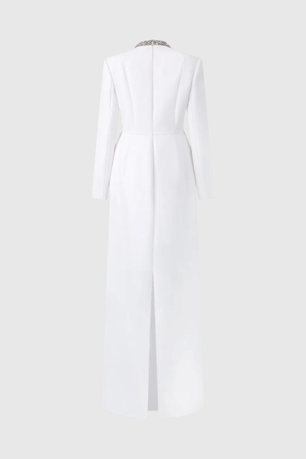 Kodiz Asymmetric Crystal Embellished Maxi Dress