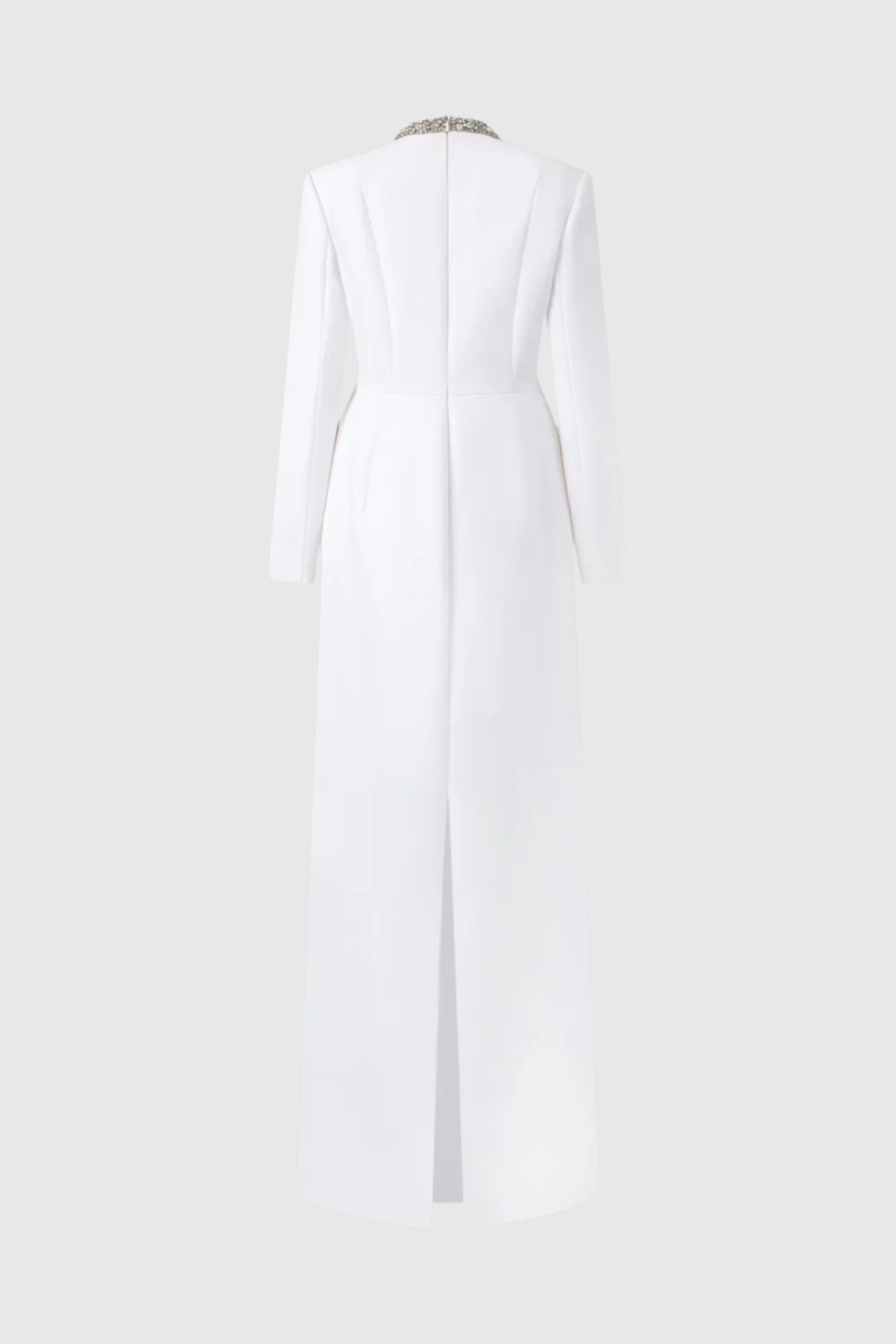 Kodiz Asymmetric Crystal Embellished Maxi Dress