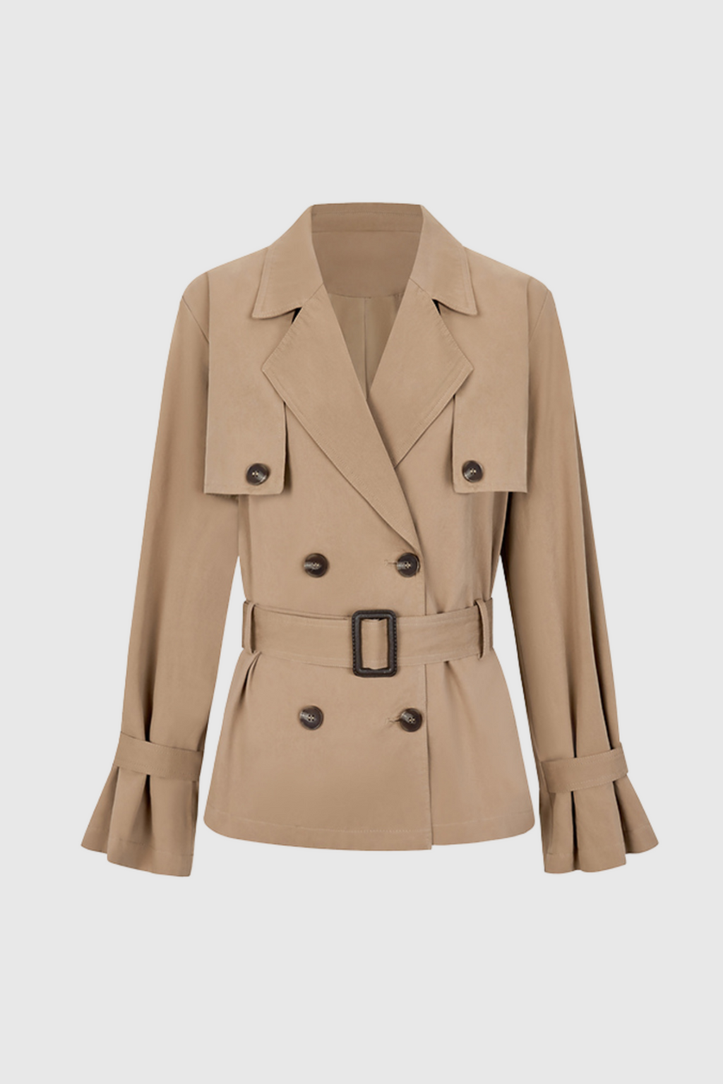 Krystie Cropped Trench Coat