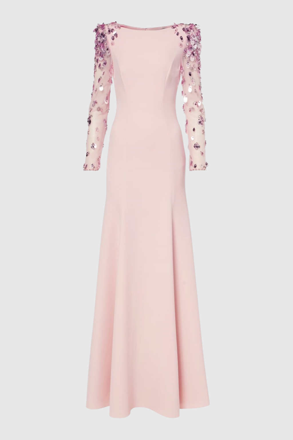Lafay Sequin Embellished Maxi Dress - Pink