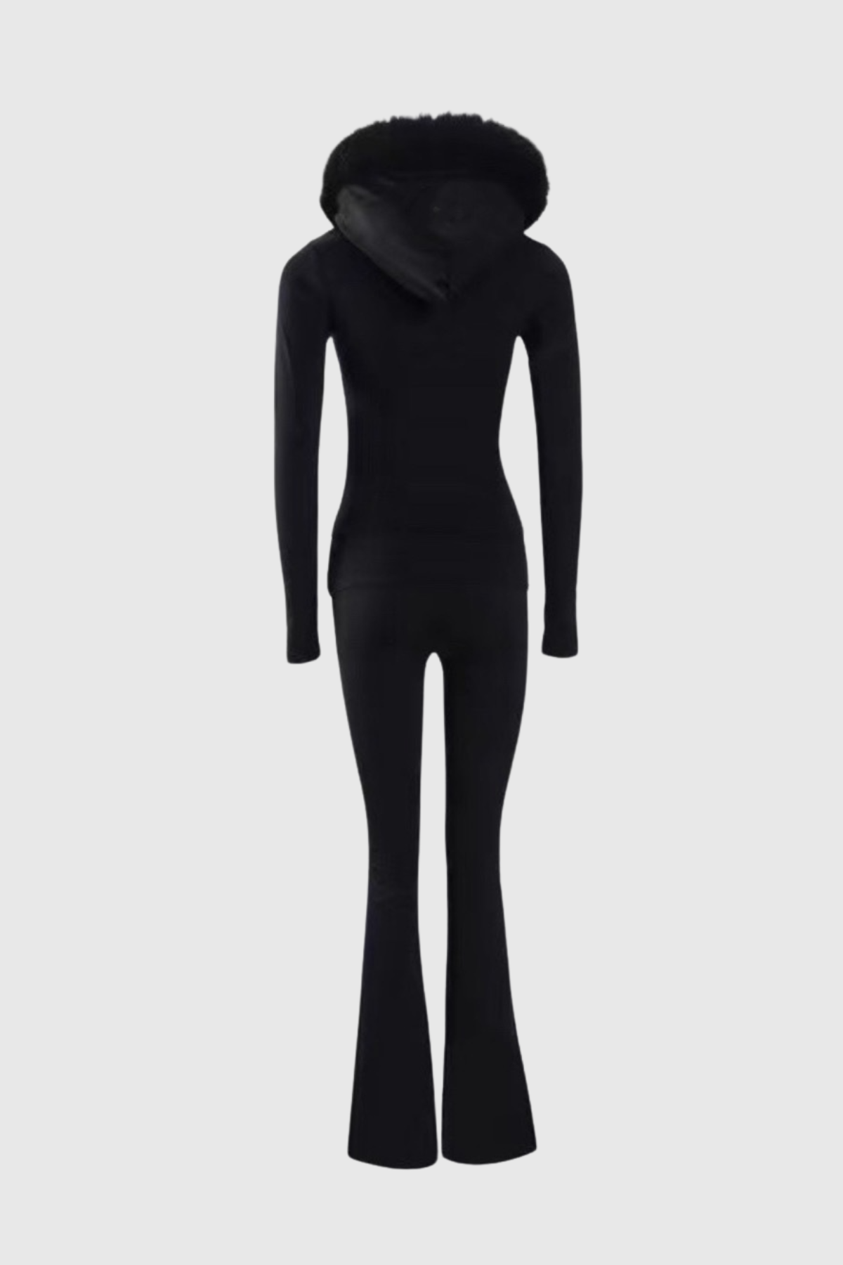 Laszlo Faux Fur Zip-up Hoddie
