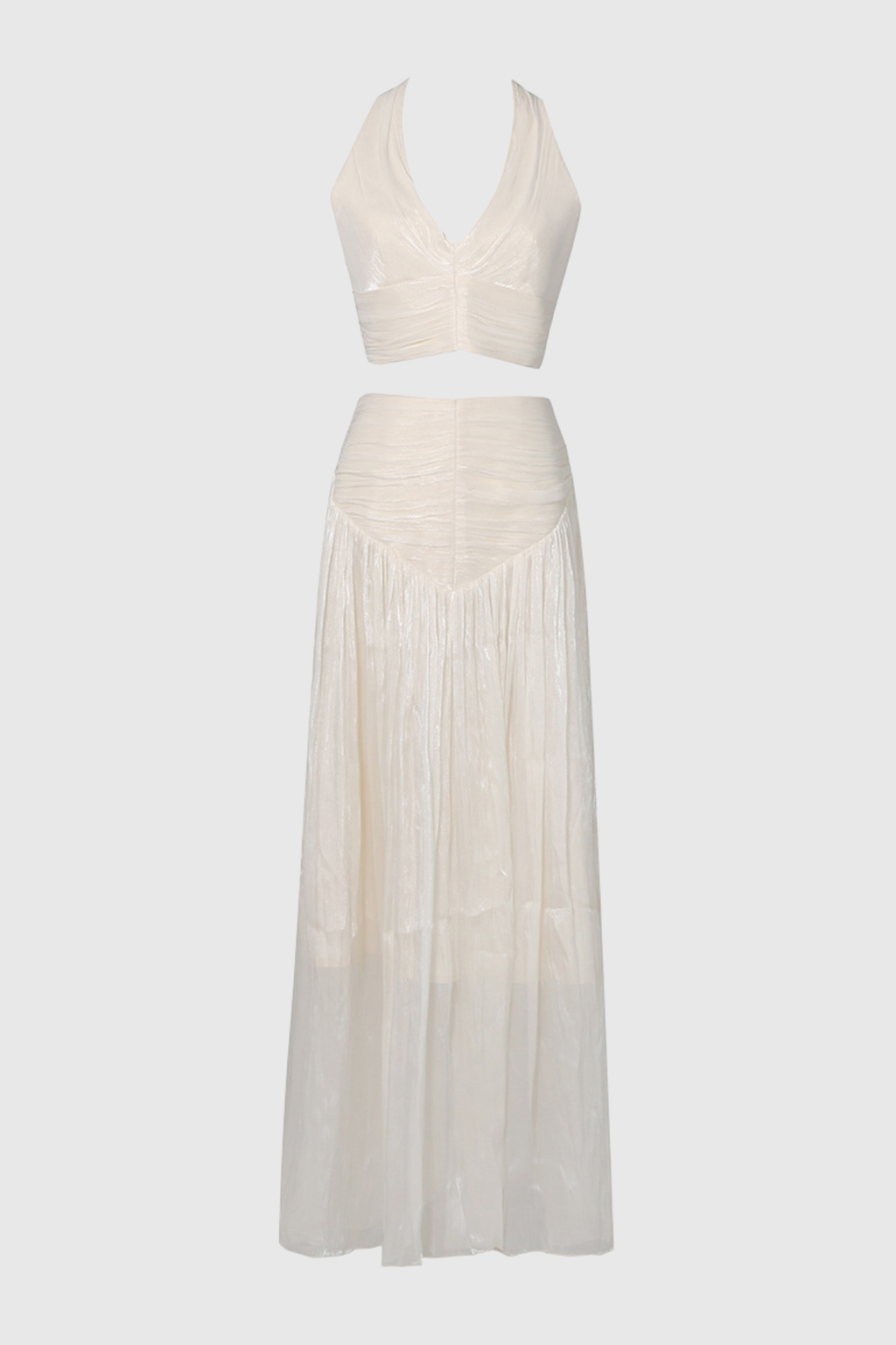 Lauran Halter Top & Maxi Skirt Set