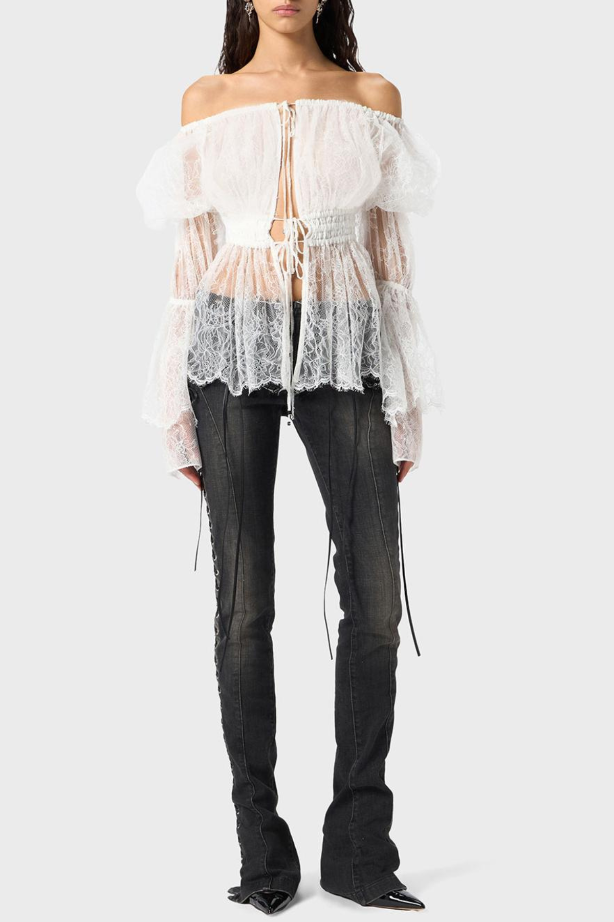 Lieda Lace Up Jeans