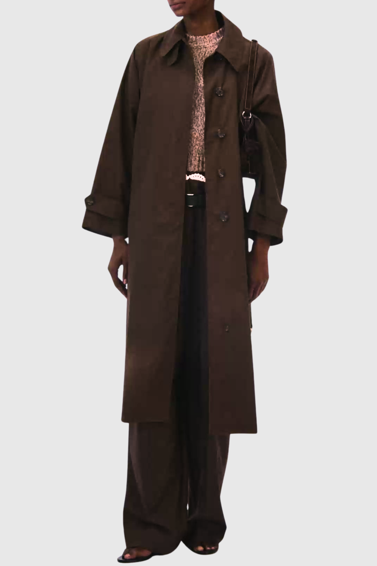 Lieva Trench Coat - Brown