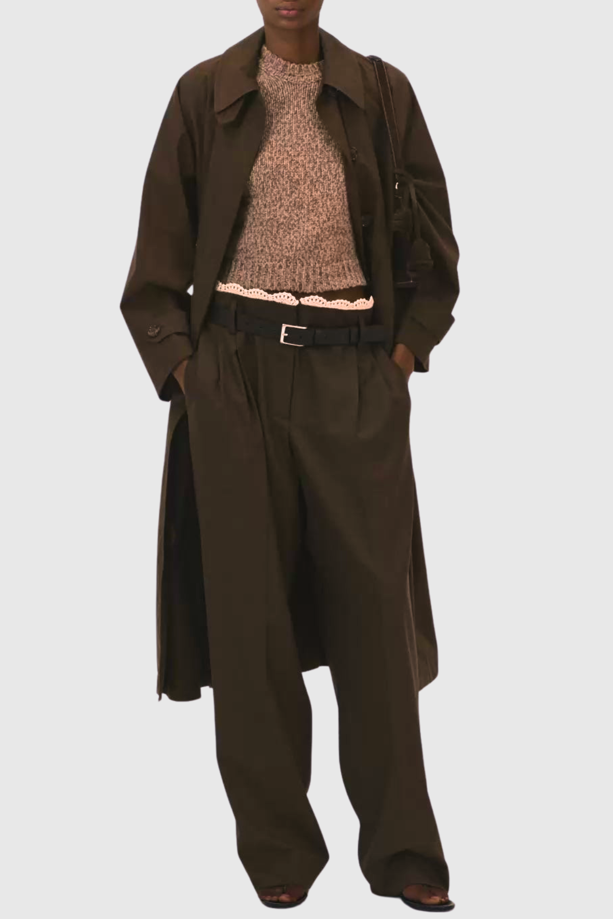 Lieva Trench Coat - Brown