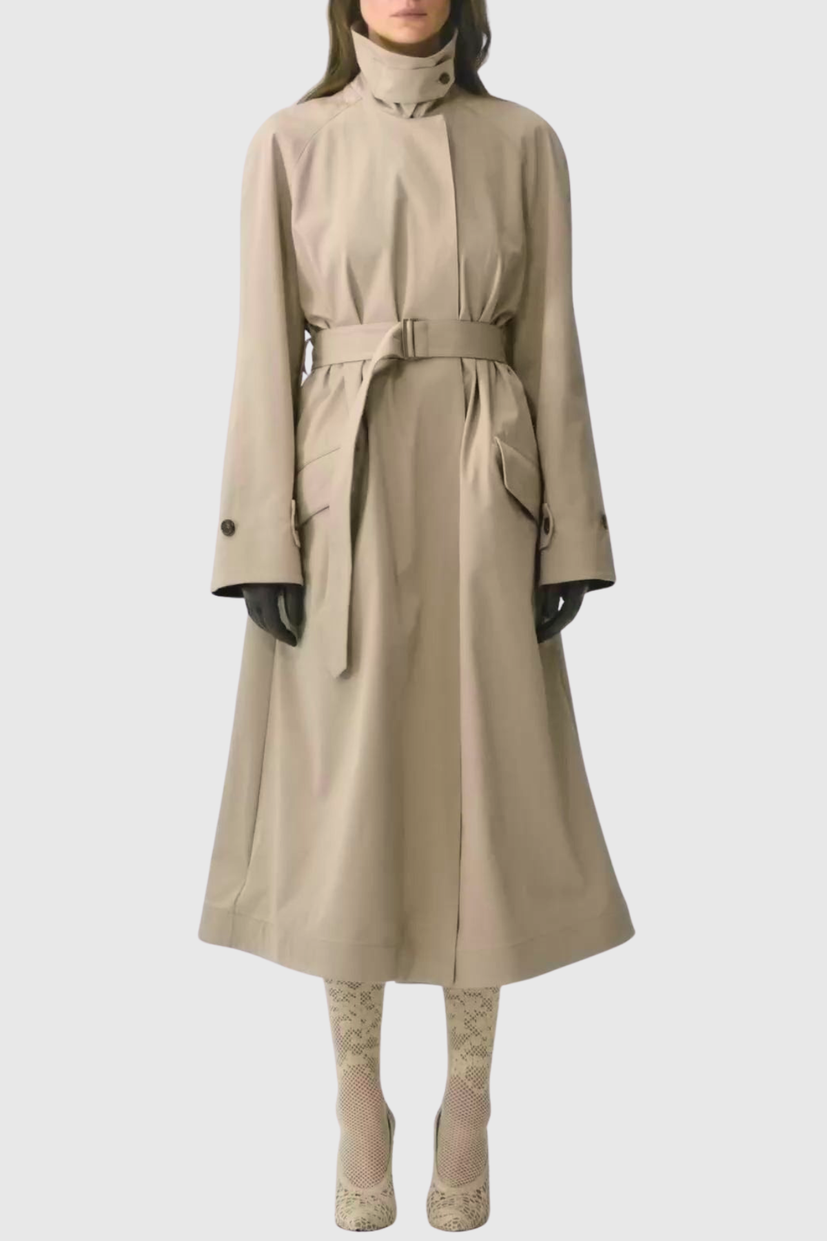 Lieva Trench Coat - Khaki
