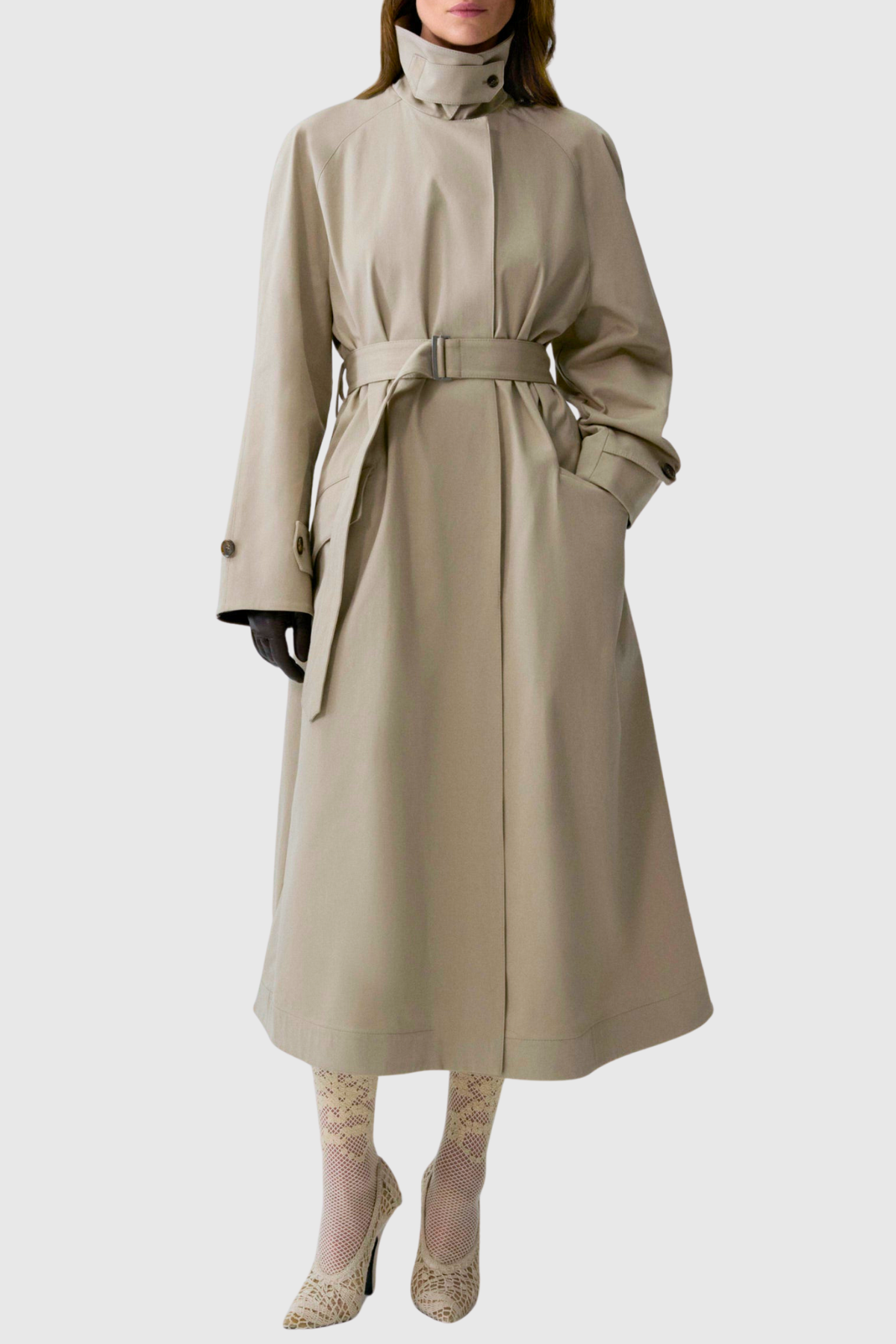 Lieva Trench Coat - Khaki