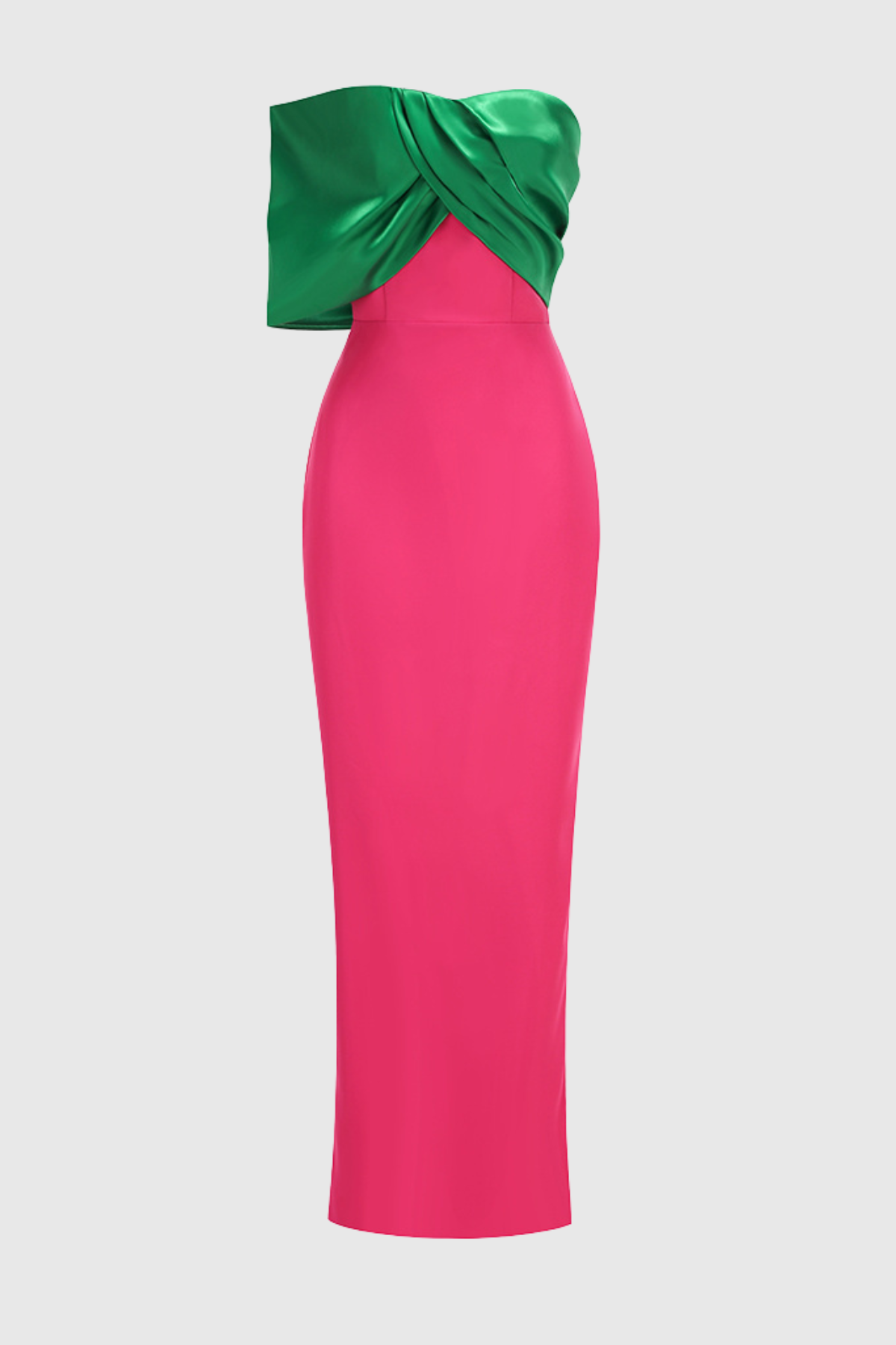 Lukas Strapless Contrast Maxi Dress