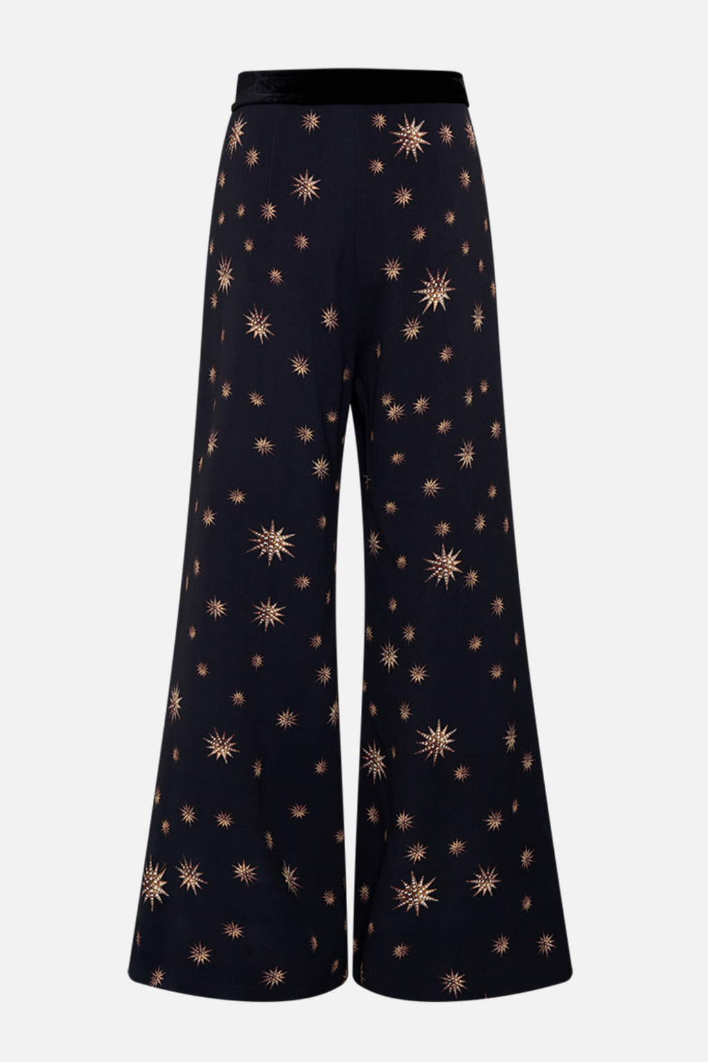Merita Star Embroidered Feather Blazer & Pants Set
