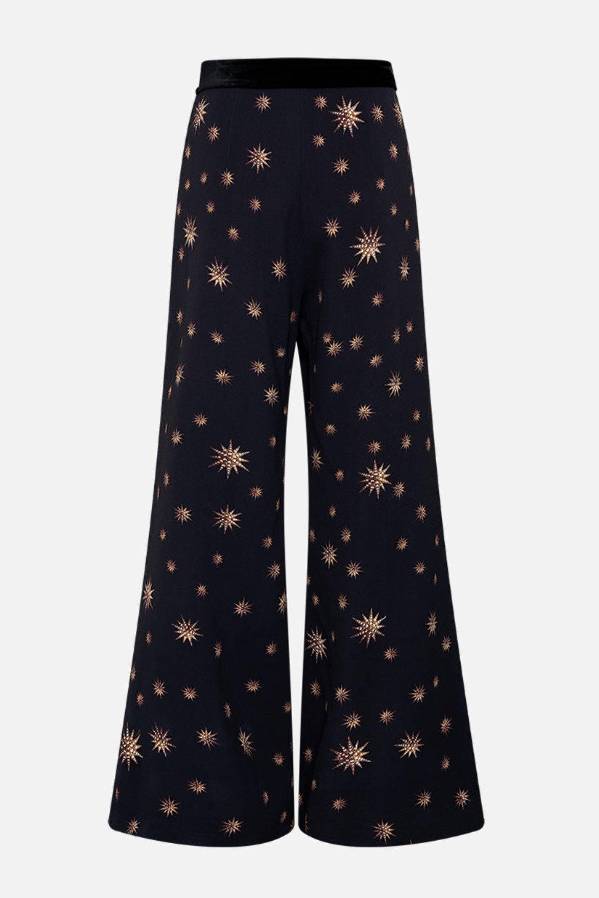 Merita Star Embroidered Feather Blazer & Pants Set