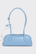Mikki Leather Shoulder Bag - Blue