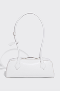 Mikki Leather Shoulder Bag - White
