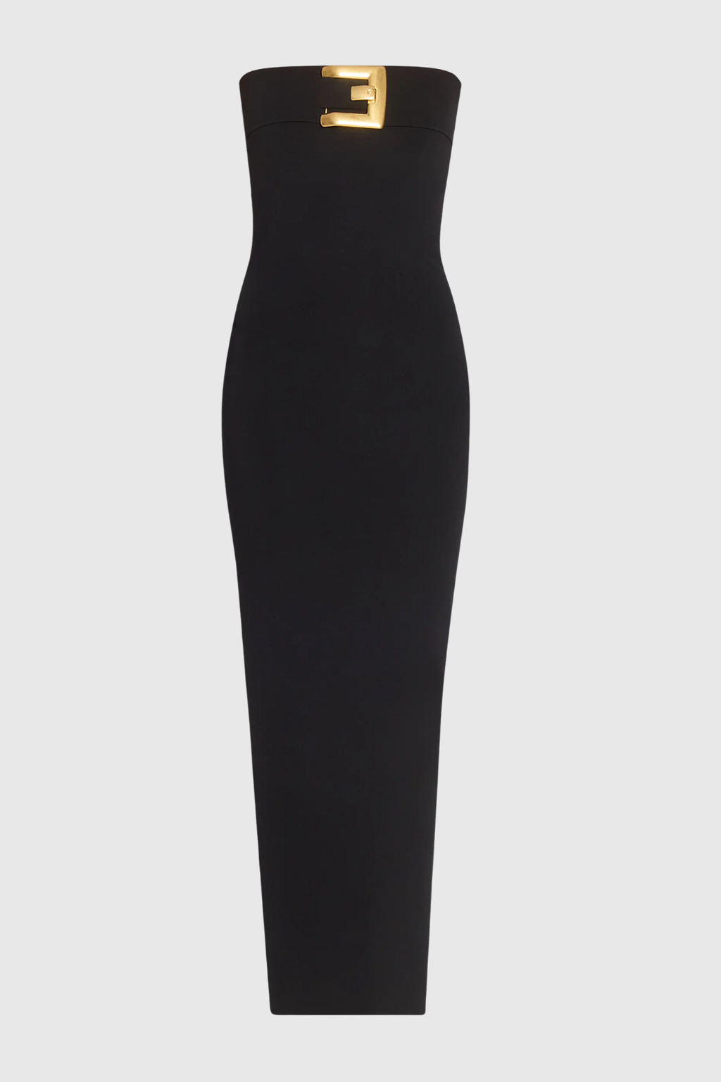 Mollee Strapless Belt-embellished Maxi Dress