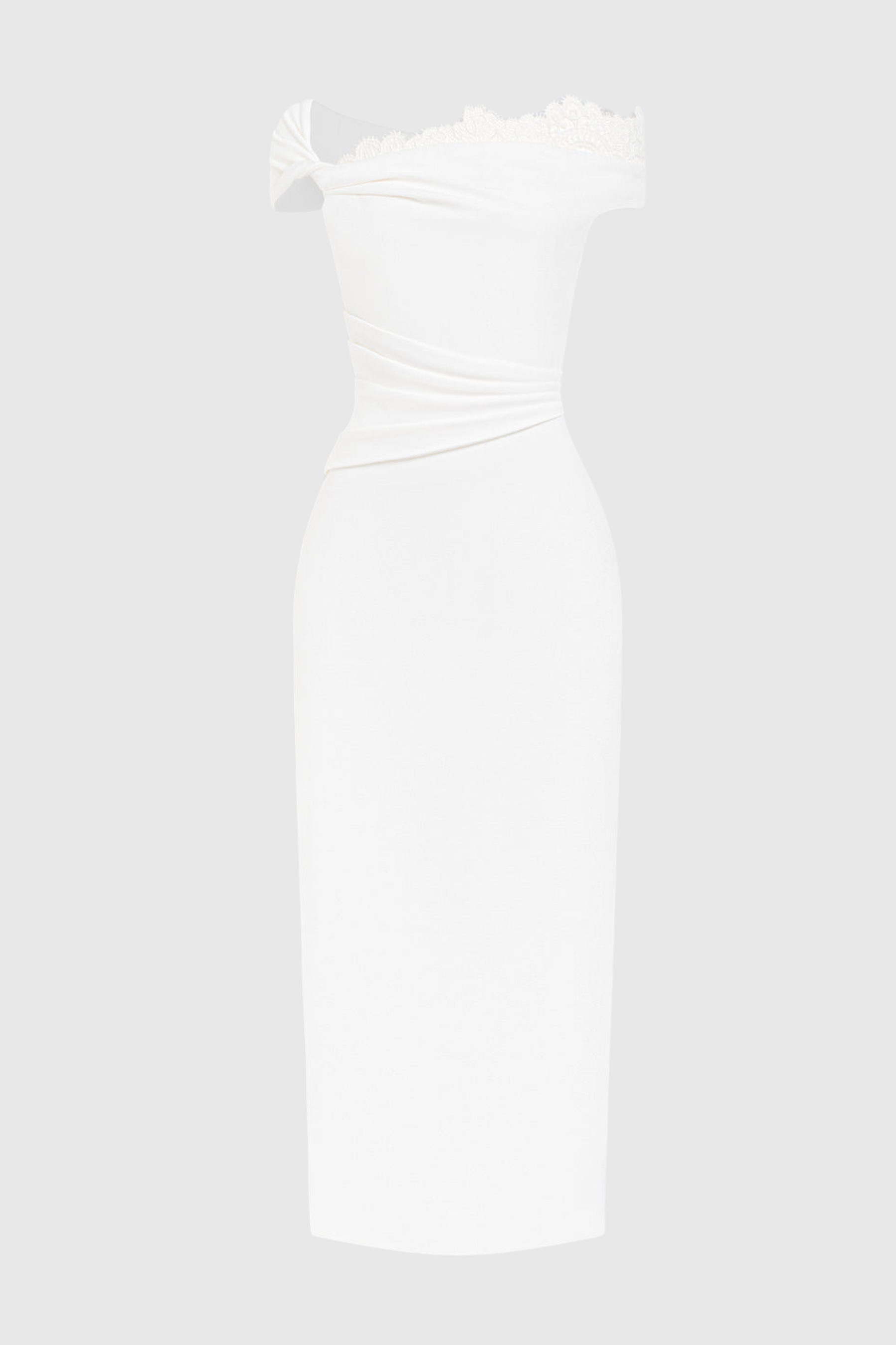 Monika Off Shoulder Lace Midi Dress