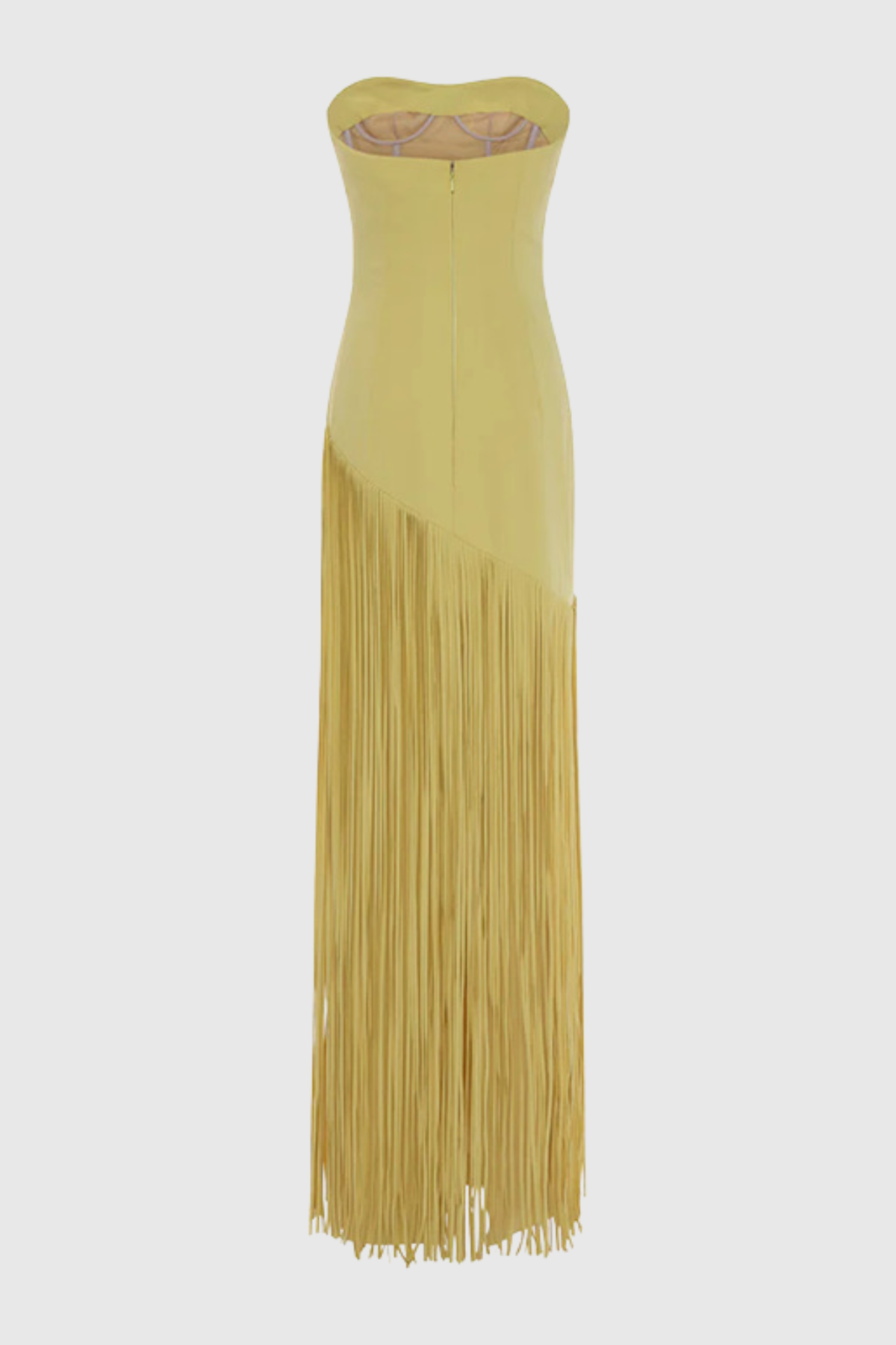 Pacifia Fringe Shawl Maxi Dress