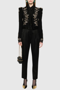 Platona Leaf Embellished Jacket