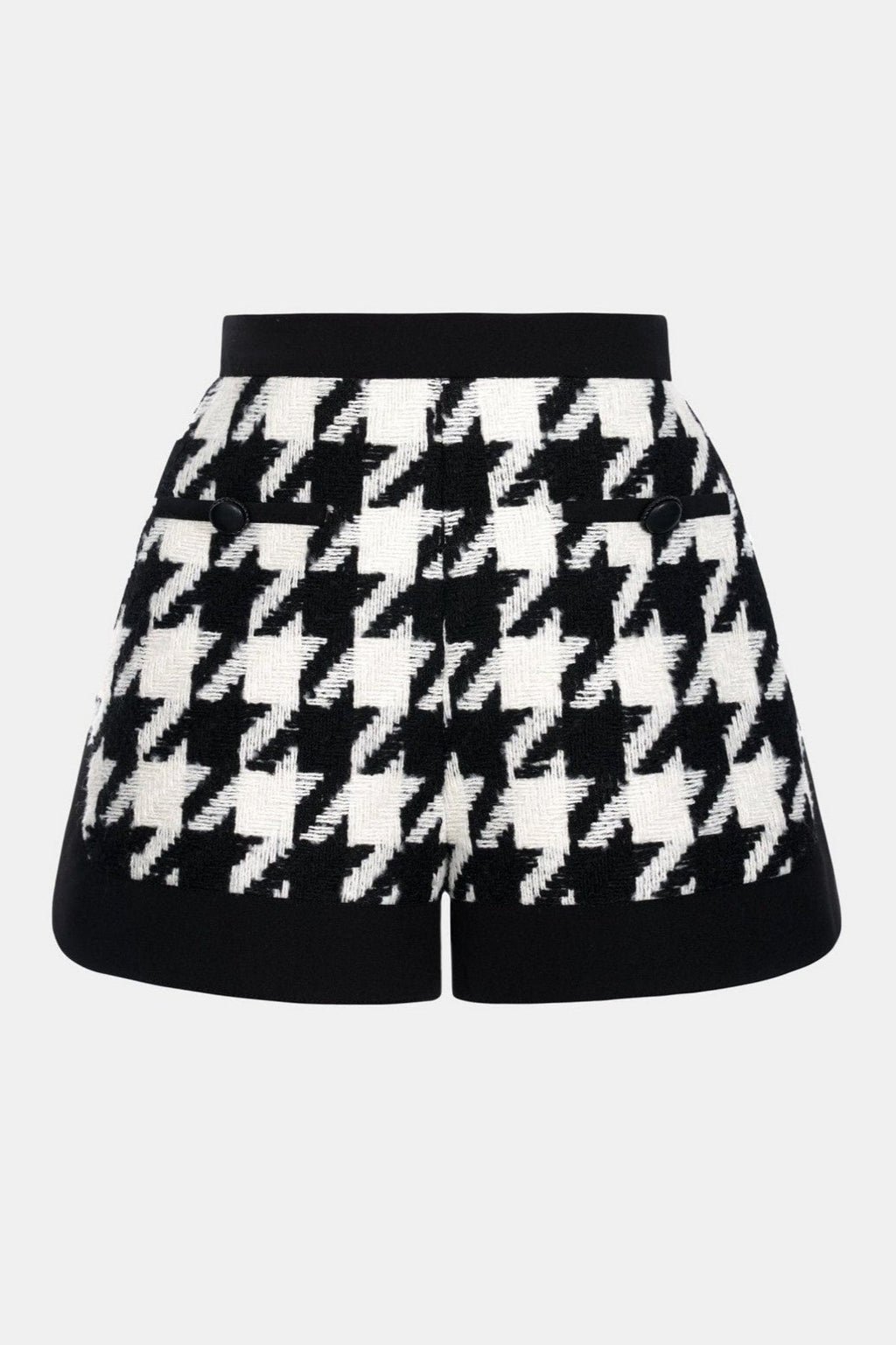 Raylan Houndstooth Cape - Black