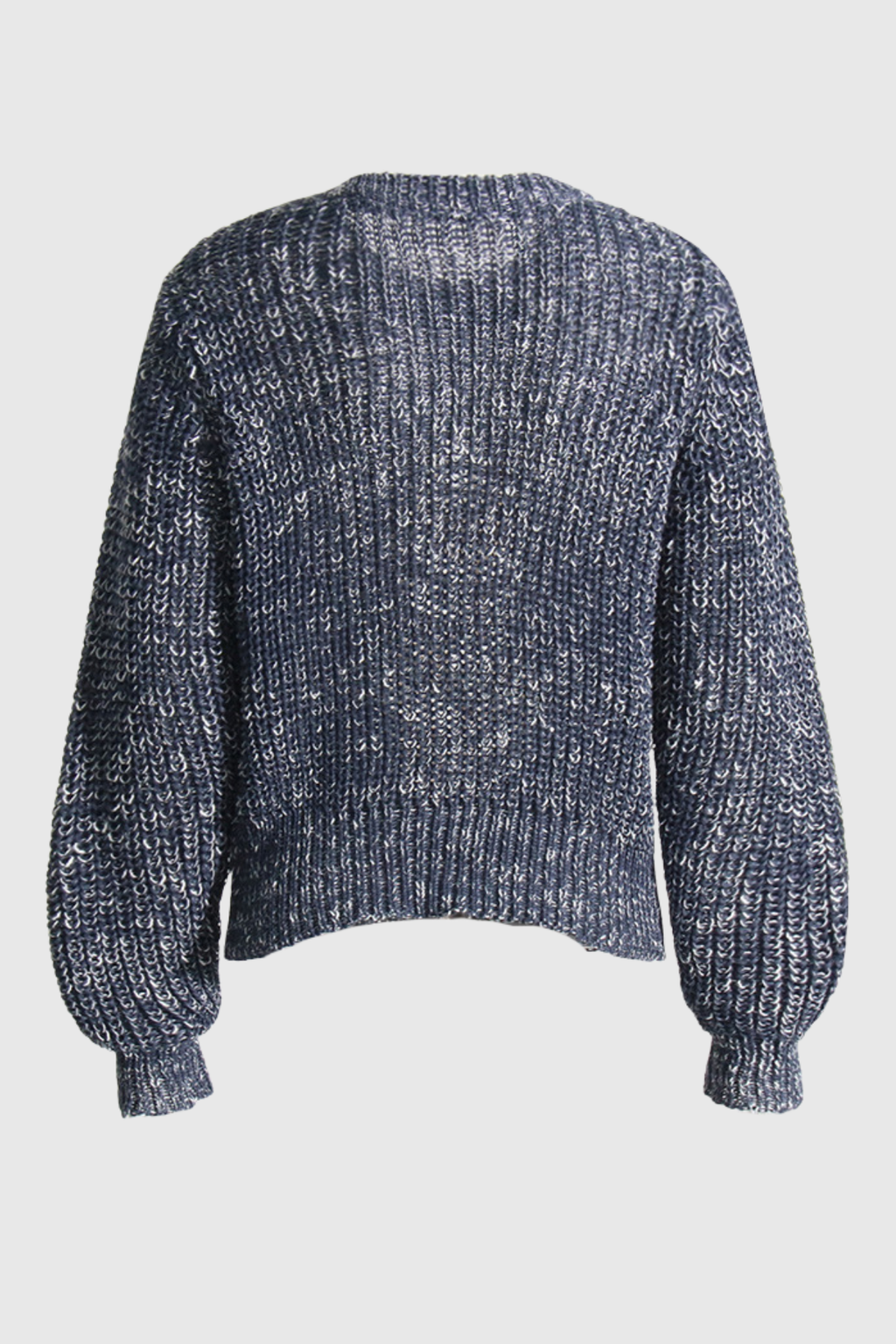 Reeda Chain Embellished Distressed Sweater