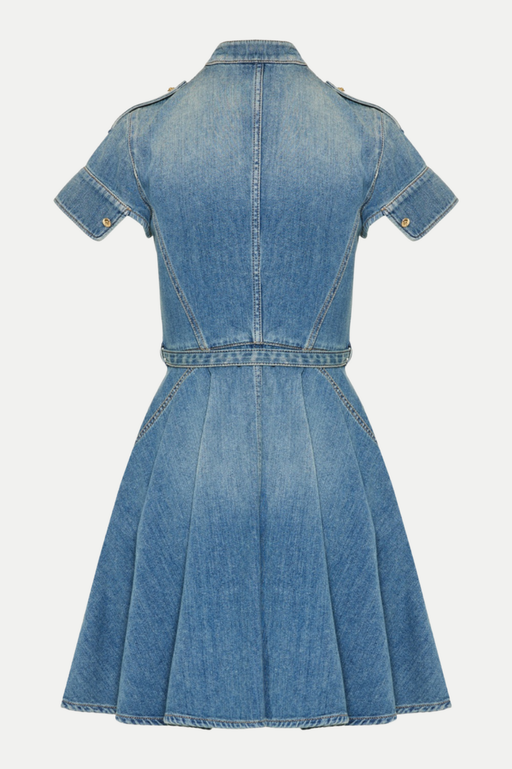 Rigby Belted Denim Mini Dress