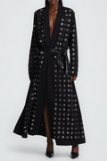 Ronja Eyelet Embellished Coat