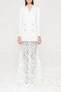 Rumia Crystal Embellished Backless Blazer