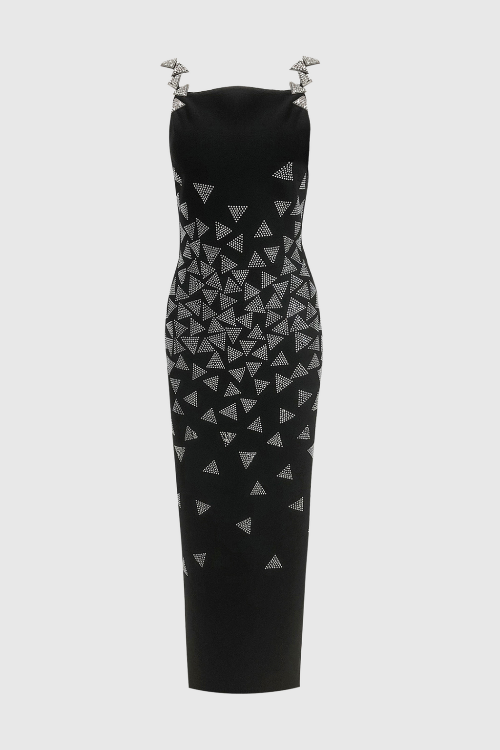 Rupala Crystal Triangle Maxi Bandage Dress