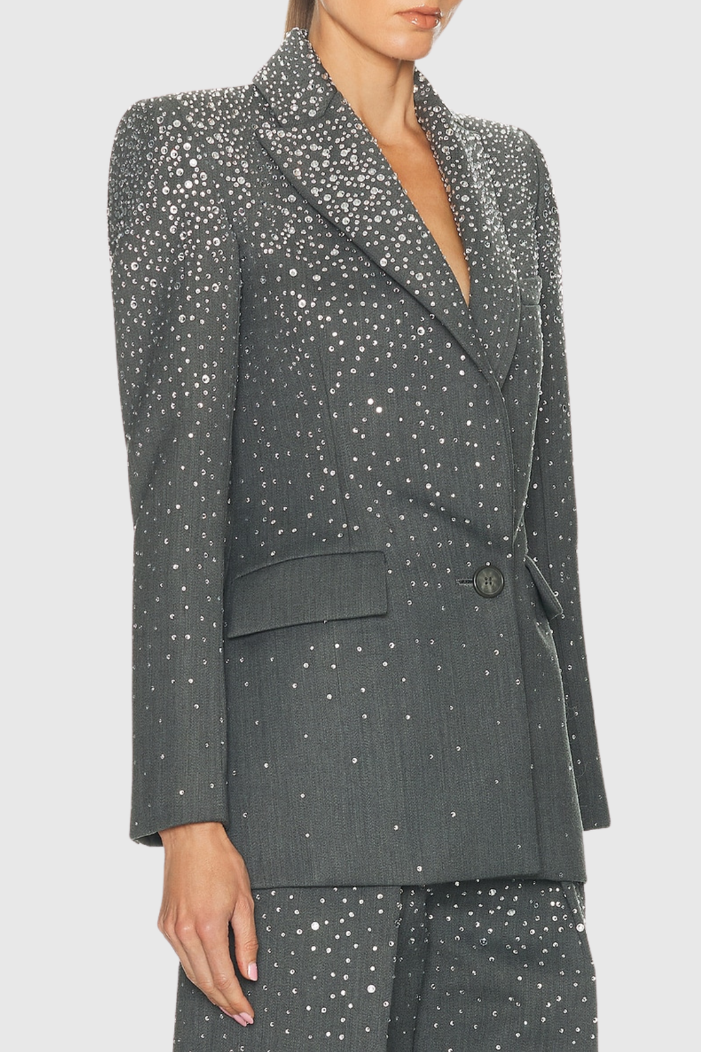 Stellao Crystal Embellished Blazer