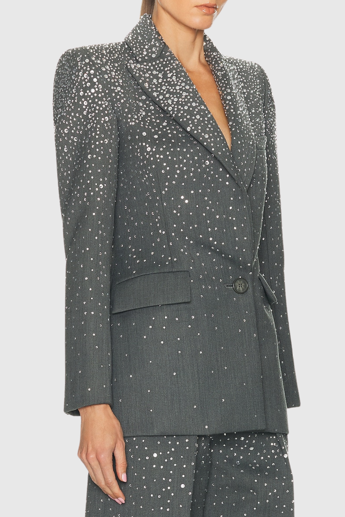 Stellao Crystal Embellished Blazer