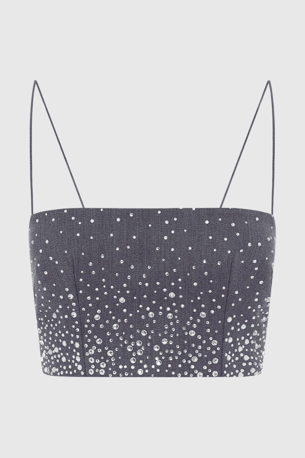 Stellao Crystal Embellished Midi Skirt