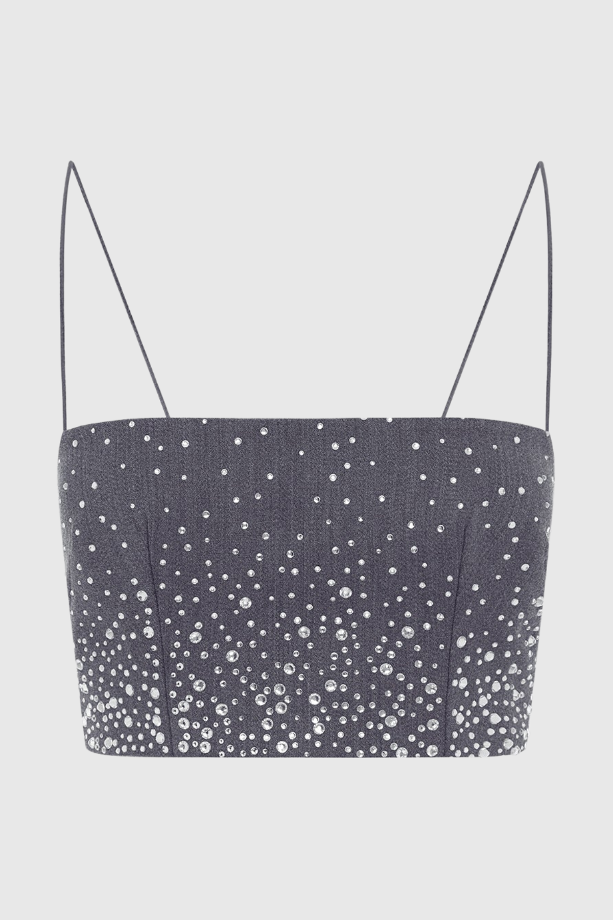 Stellao Crystal Embellished Midi Skirt