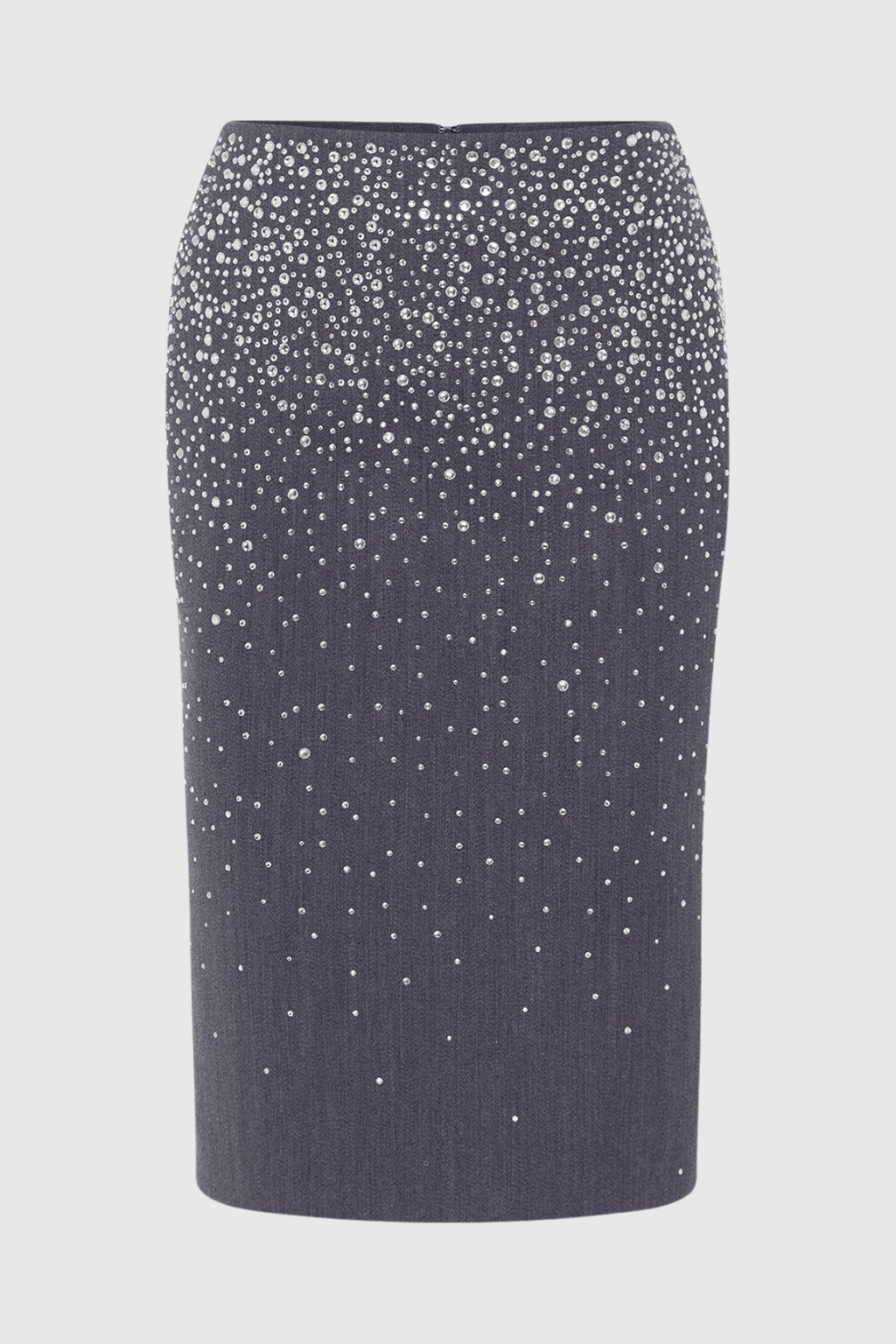 Stellao Crystal Embellished Midi Skirt
