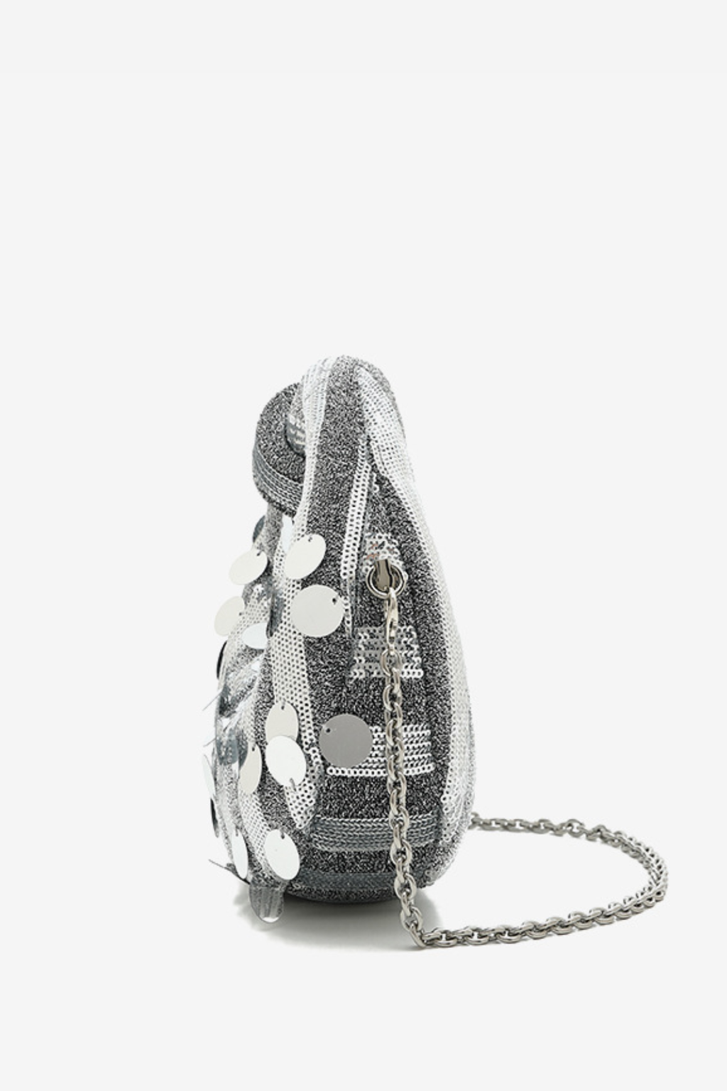Stephana Sequin Bag - Silver