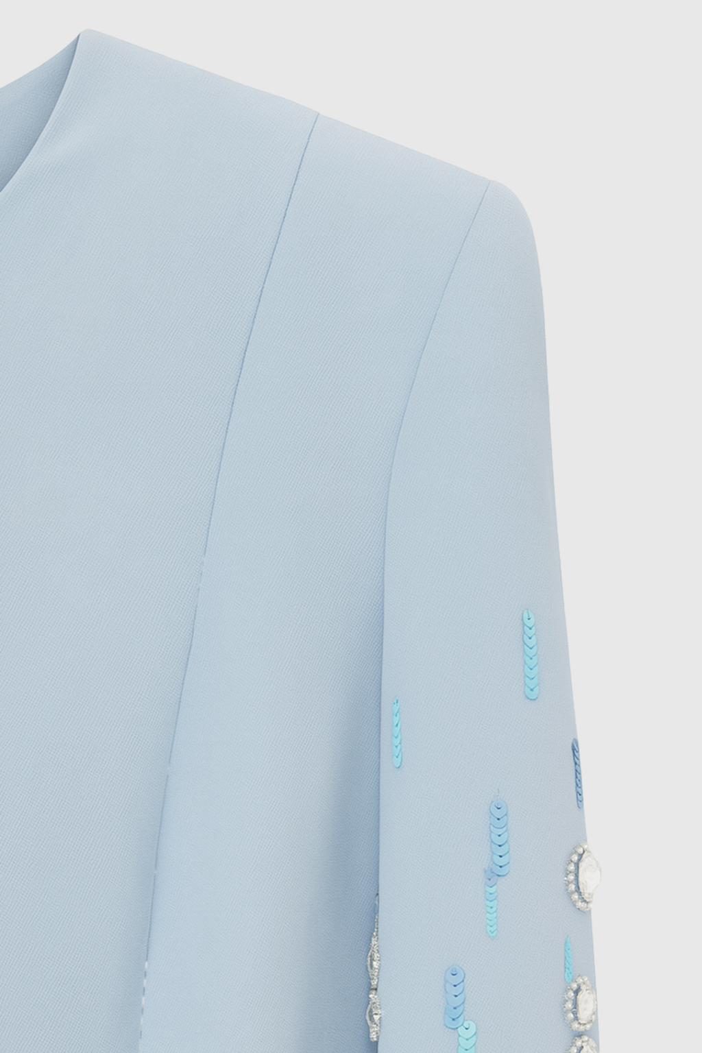 Thista Crystal Embellished Maxi Dress - Blue