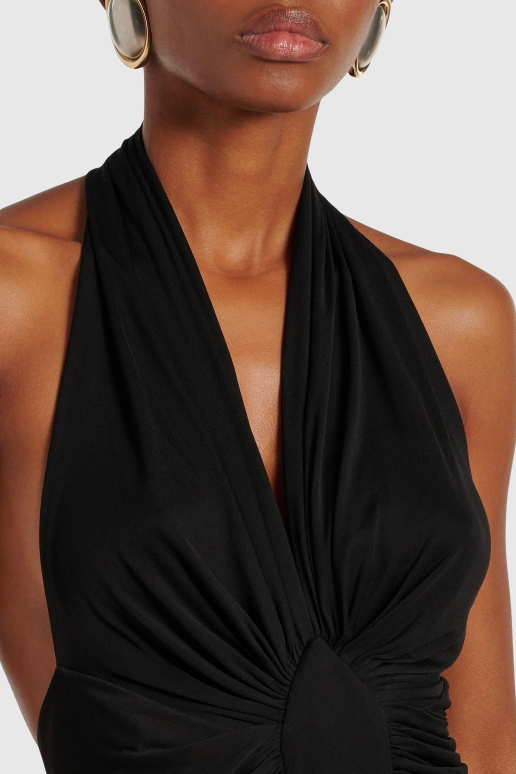 Tilly Halter Ruched Maxi Dress