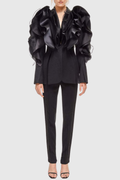 Tovana Ruffle Blazer
