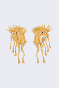 Vavel Face Pendant Earrings
