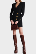 Vinoka Buttoned Mini Blazer Dress