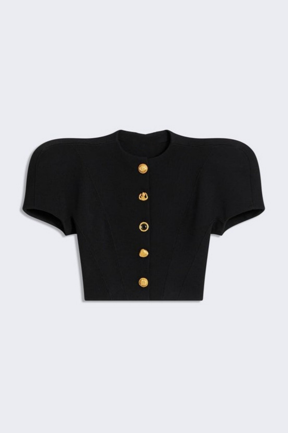 Yanisa Knit Top & Shorts Set - Black