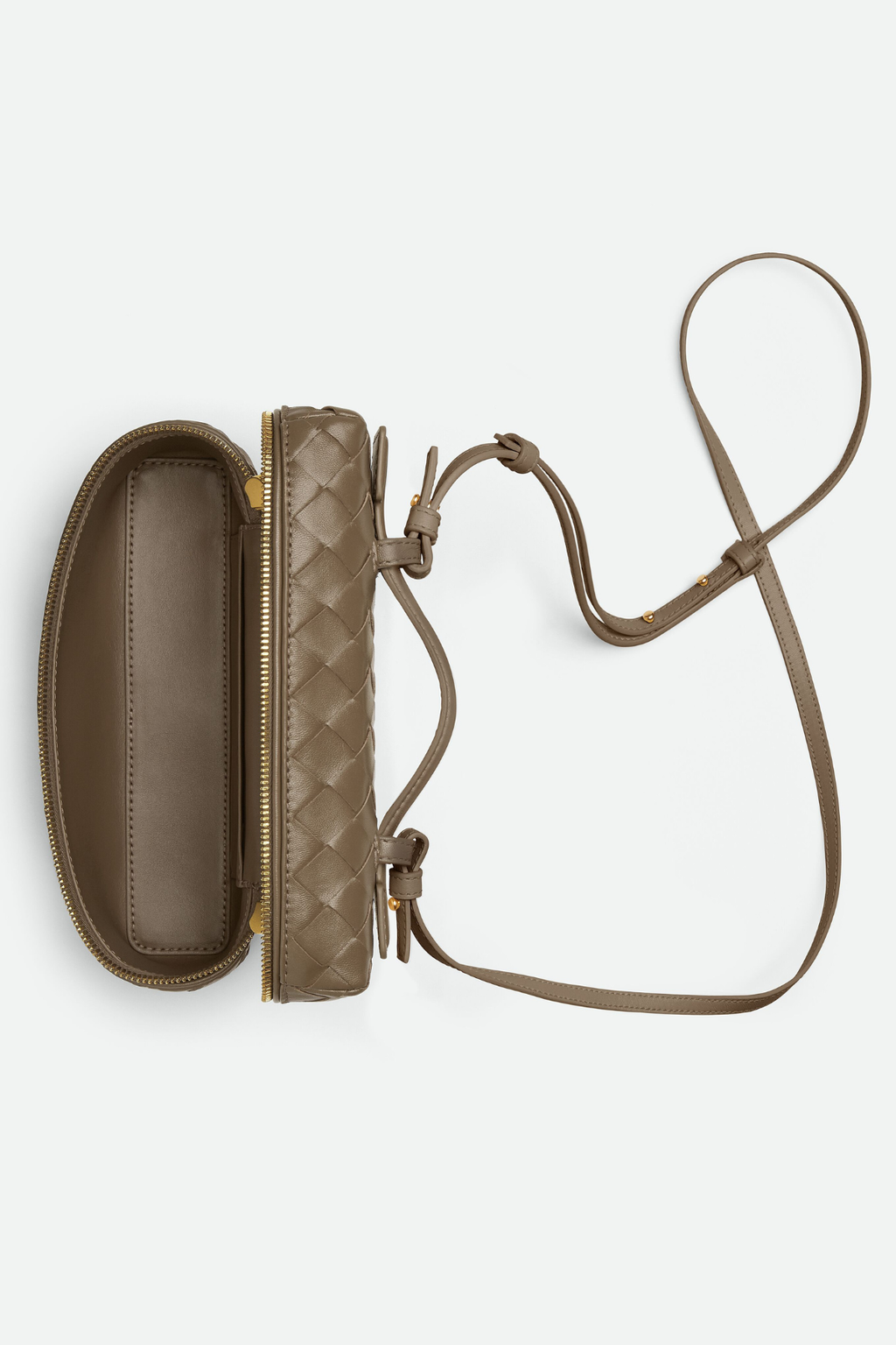 Yaritza Woven Clutch Bag - Brown