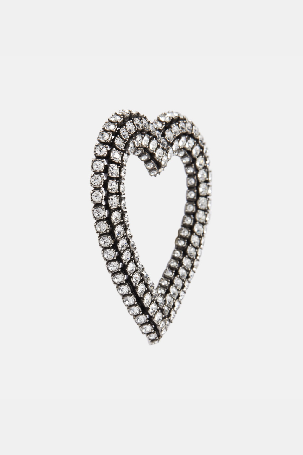 Yolio Heart Crystal Earrings