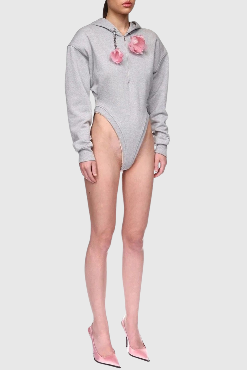 Zelmira Floral Hooded Bodysuit